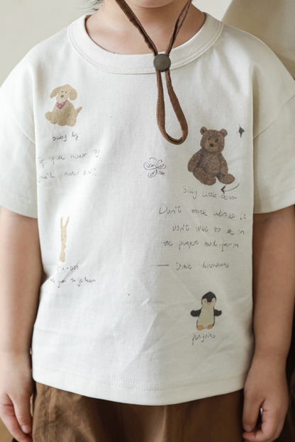 Animal Parity T-shirt | Beige