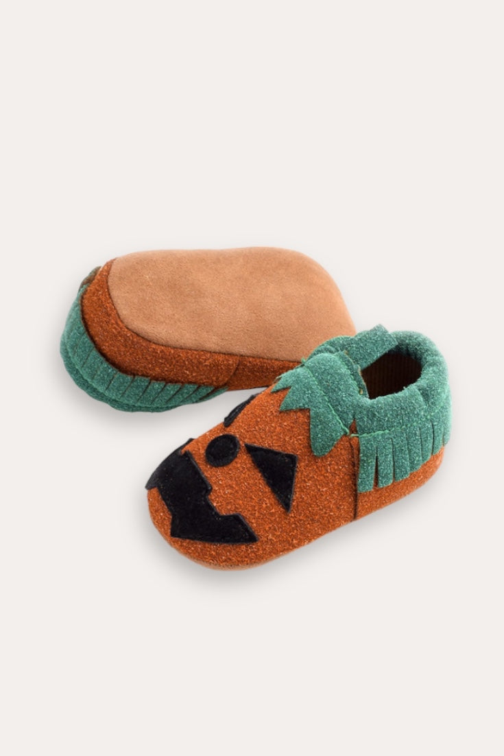 Pumpkin Suede Shoes | Orange