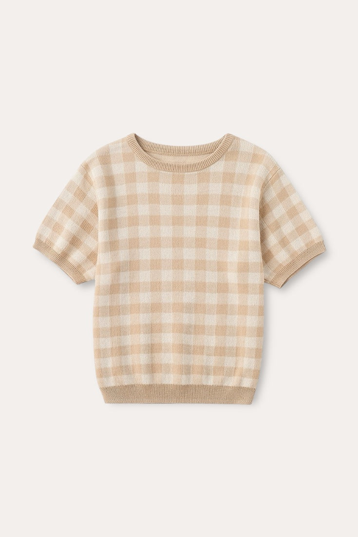 Sander T-shirt | Caramel