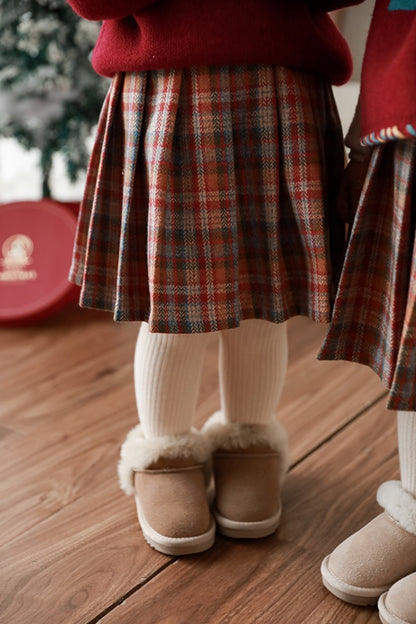 Coco Plaid Skirt | Red Green