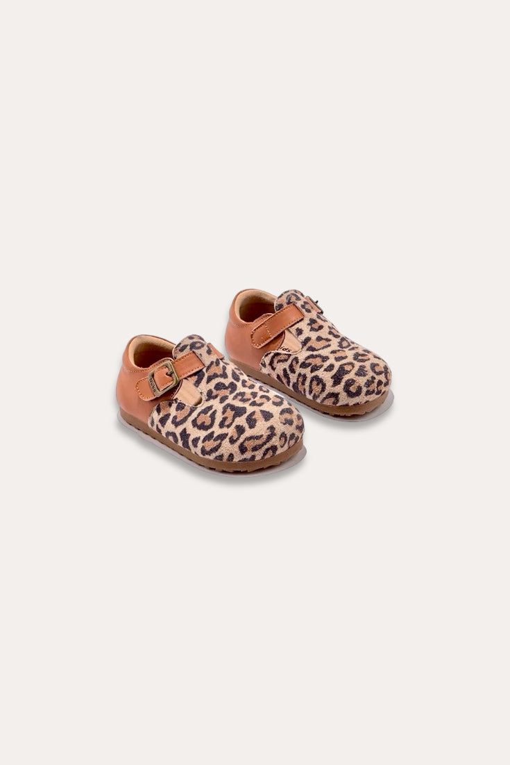 Leopard Sandals | Brown