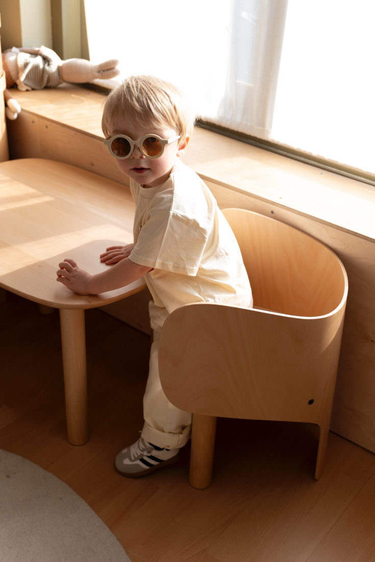 Sustainable Kids Sunglasses | Beige