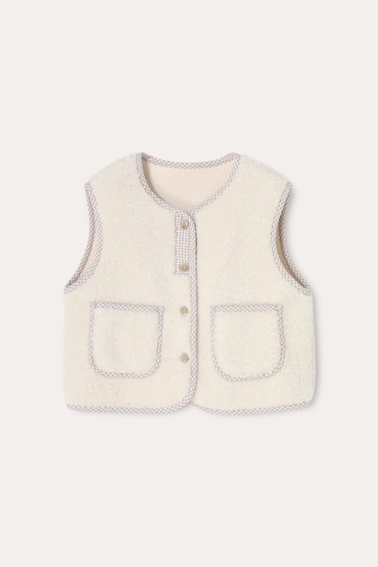 Cleo Wool Vest | Beige