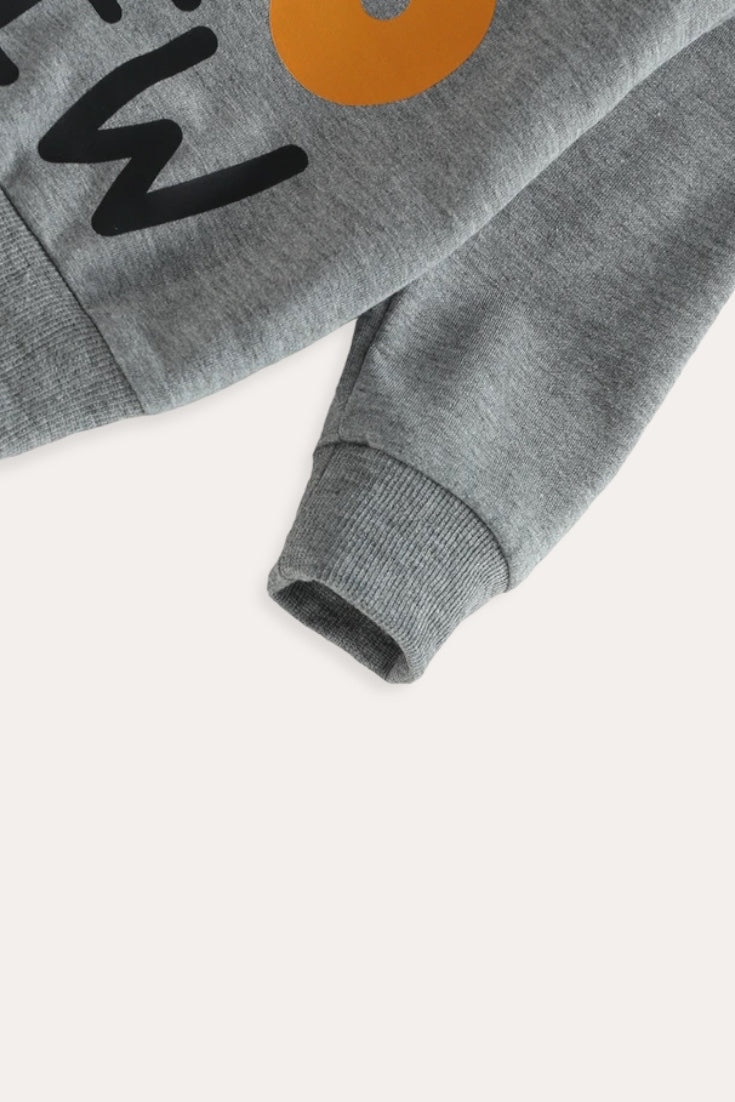 Boo Crew Sweatshirt | Gray