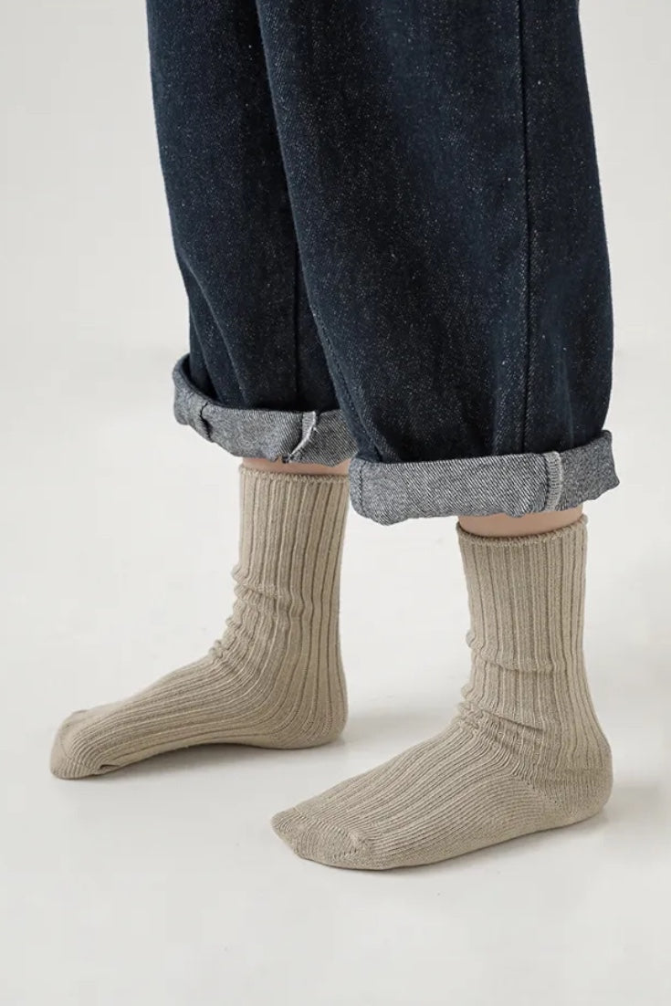 Bethine Socks | Pale Oyster
