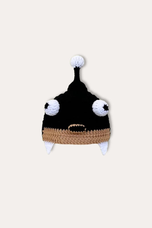 Handmade Knitted Hat | Black