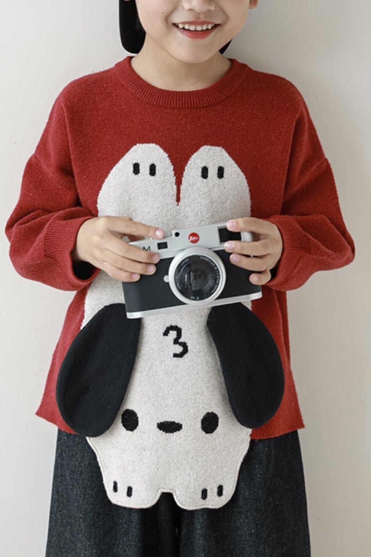 Puppy Sweater | Red