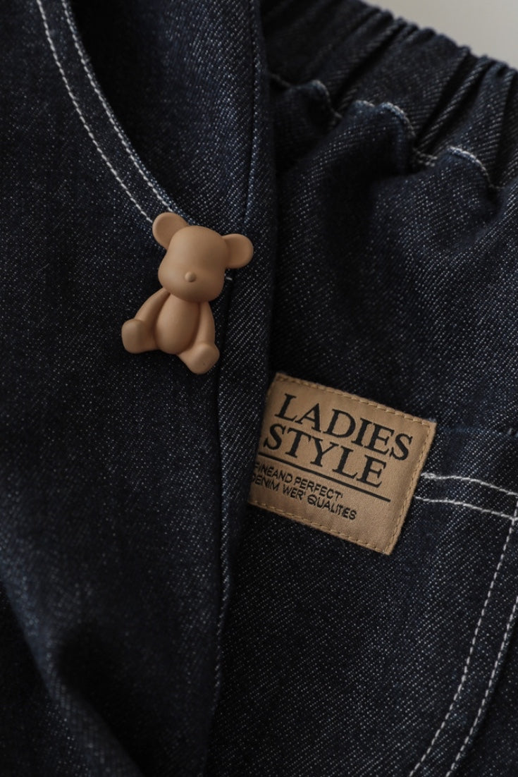 Teddy Bear Jeans Trousers | Navy