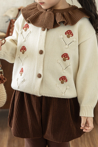 Mushroom Cardigan | Beige