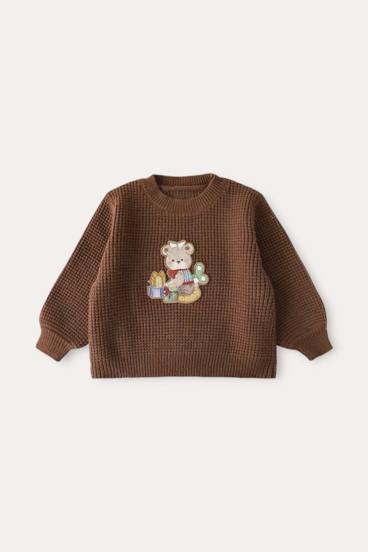 Bobi Bear Sweater | Brown