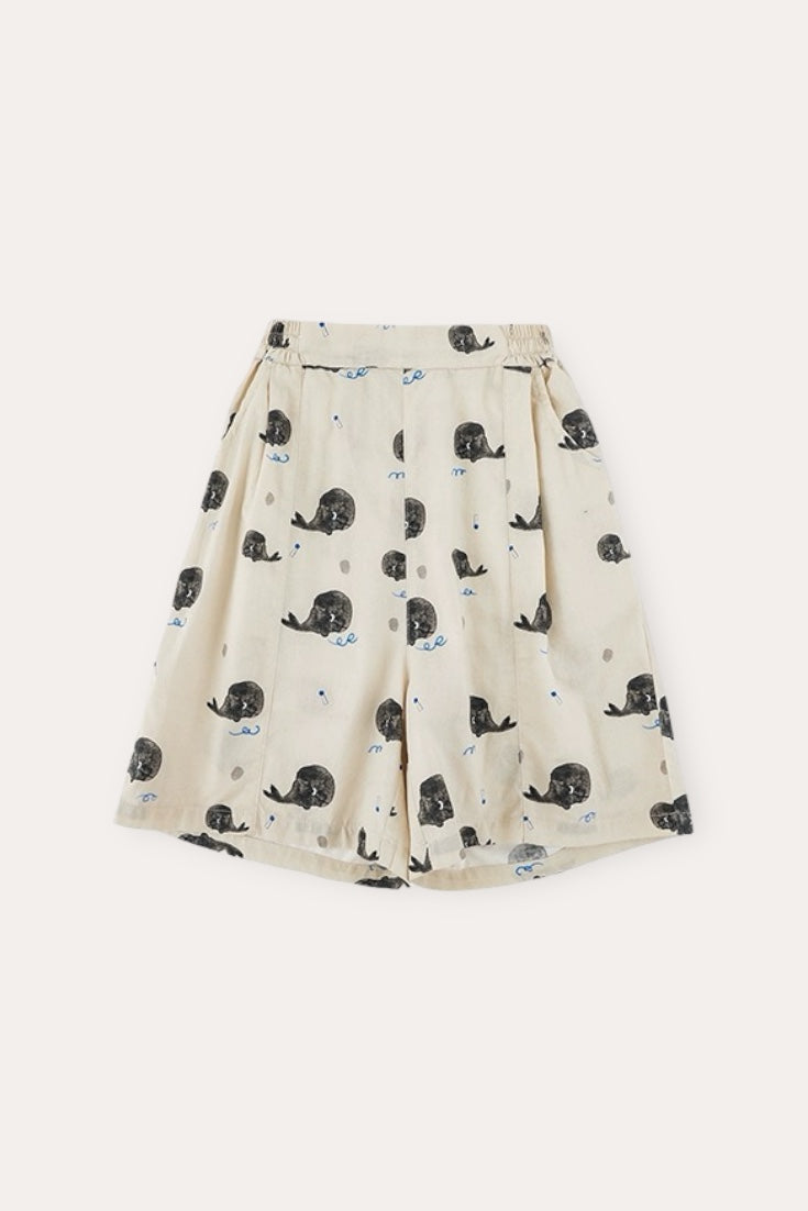 Whale Shorts | Beige