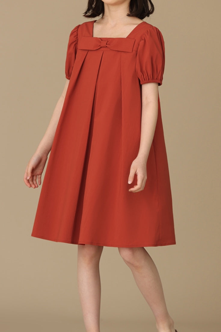 Flavie Dress | Vivid Auburn