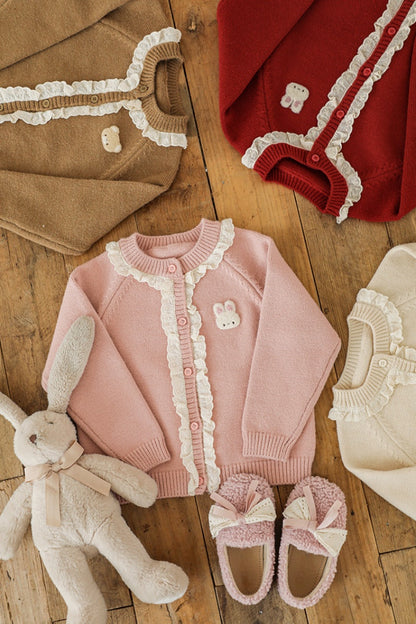 Bunny Cardigan | Pink