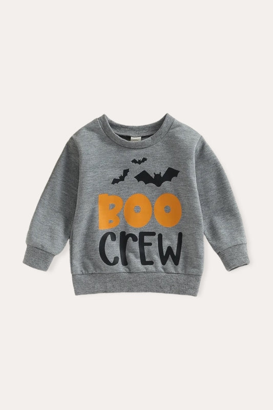 Boo Crew Sweatshirt | Gray