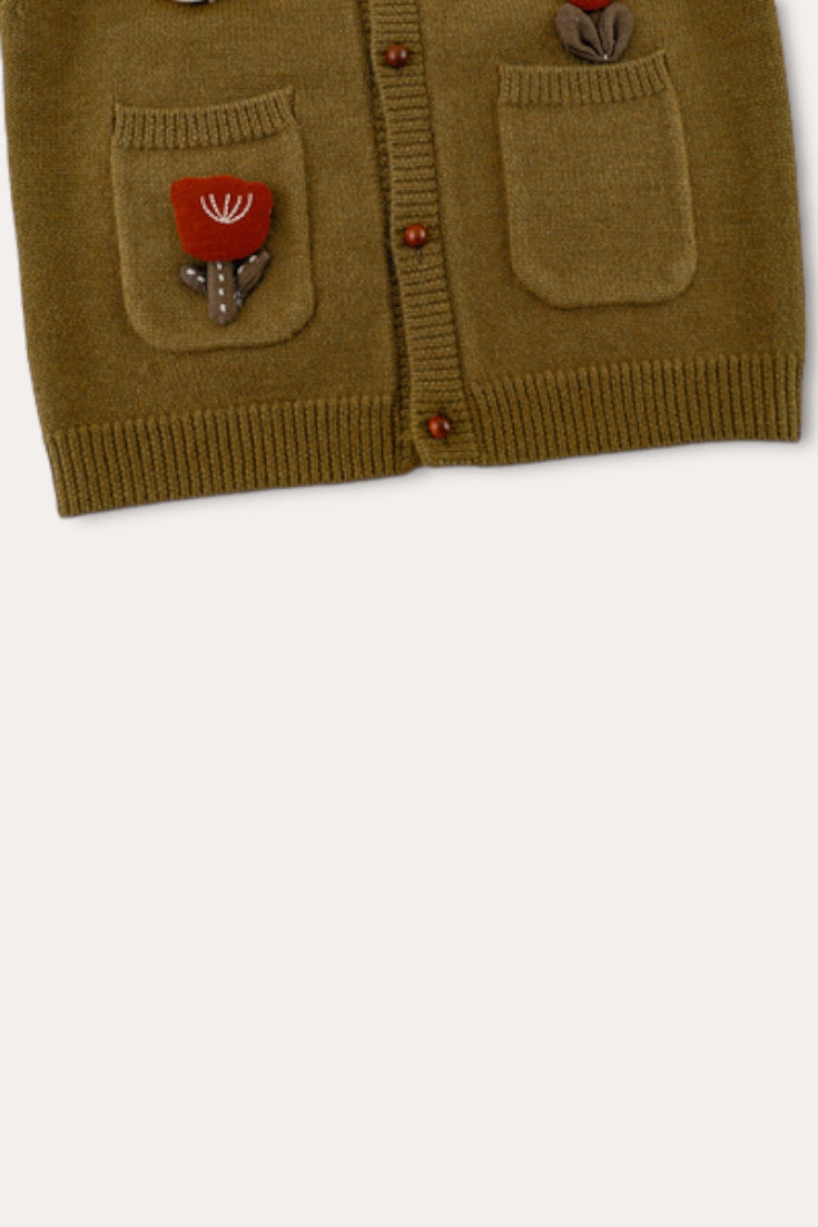 Chee Cardigan | Olive