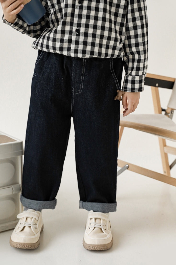 Teddy Bear Jeans Trousers | Navy