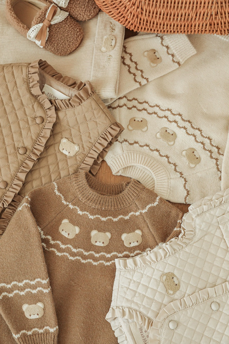 Teddy Bear Sweater | Beige