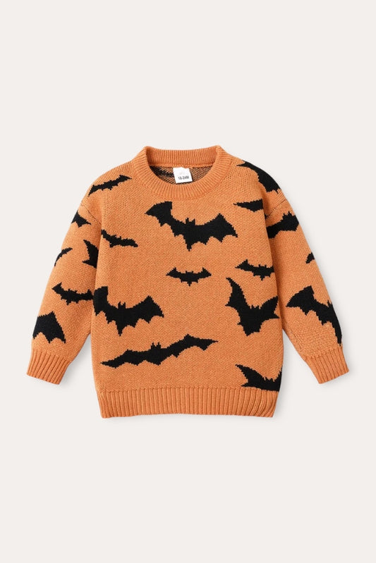 Bat Sweater | Orange