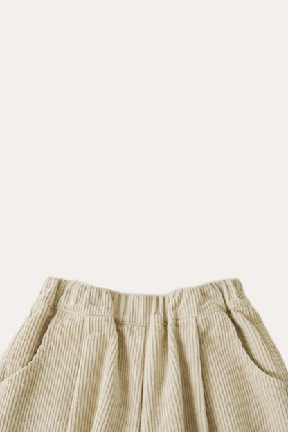 Naira Corduroy Trousers | Beige
