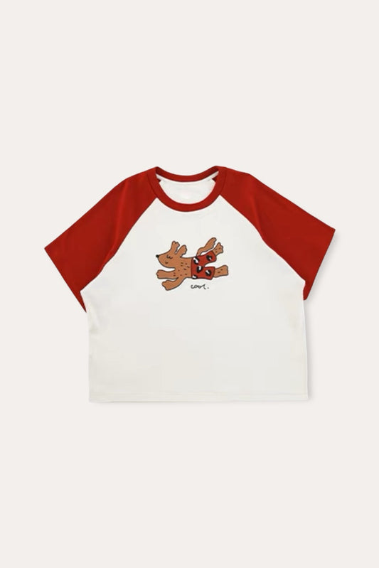Puppy T-shirt | Red