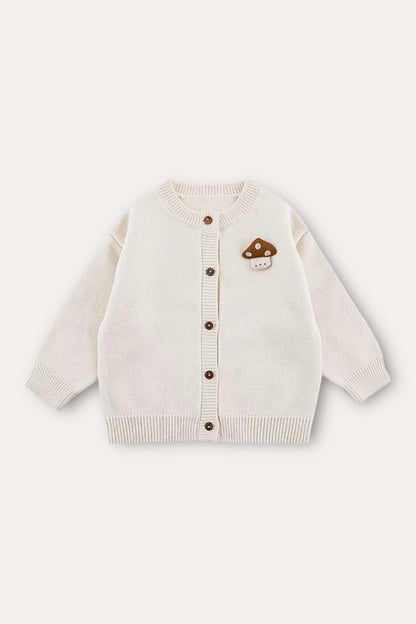 Mushroom Cardigan | Brown