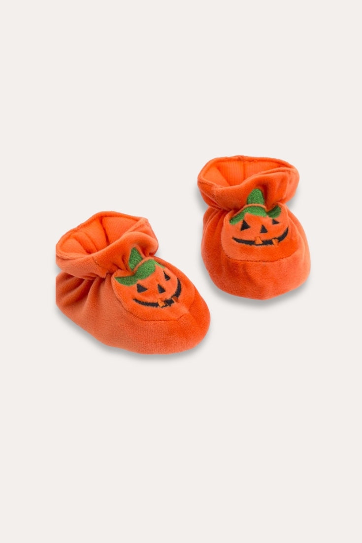 Pumpkin Newborn Toddler Anti slip Footwear | Orange