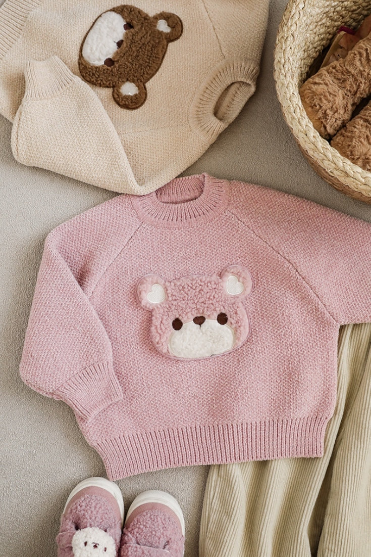 Little Bear Sweater | Pink