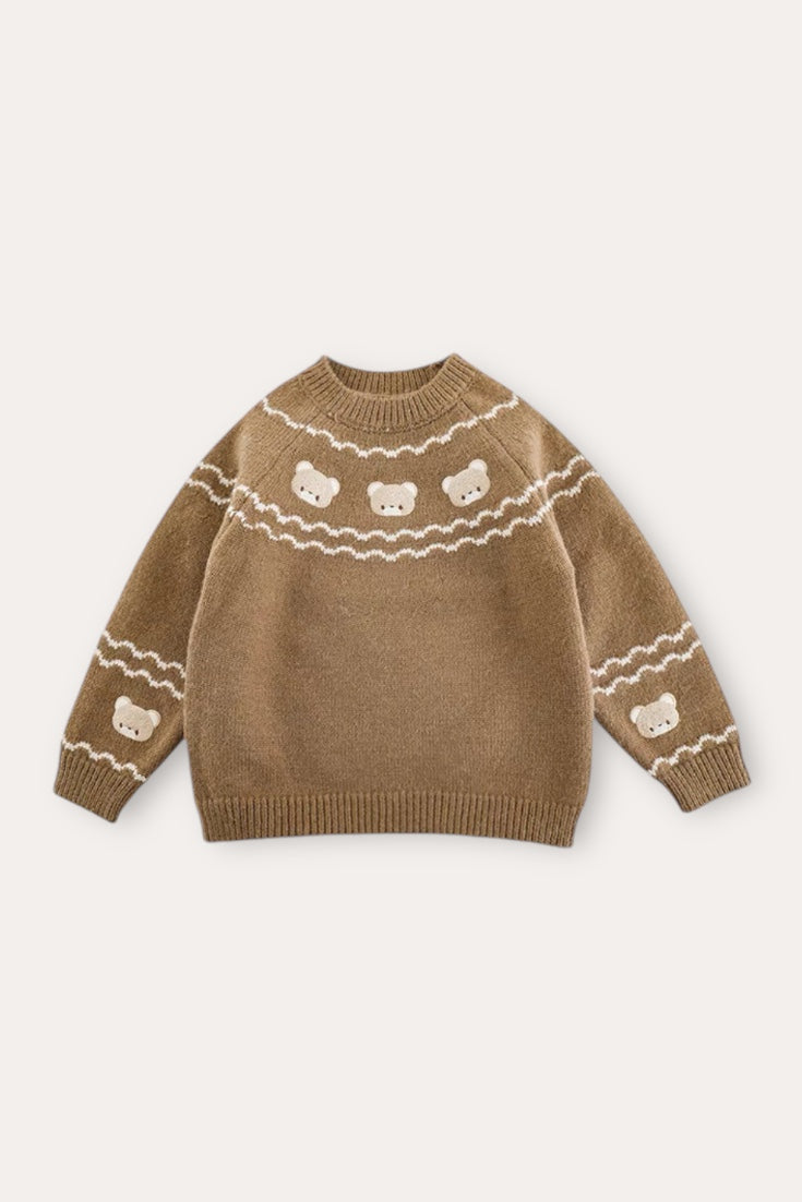 Teddy Bear Sweater | Khaki