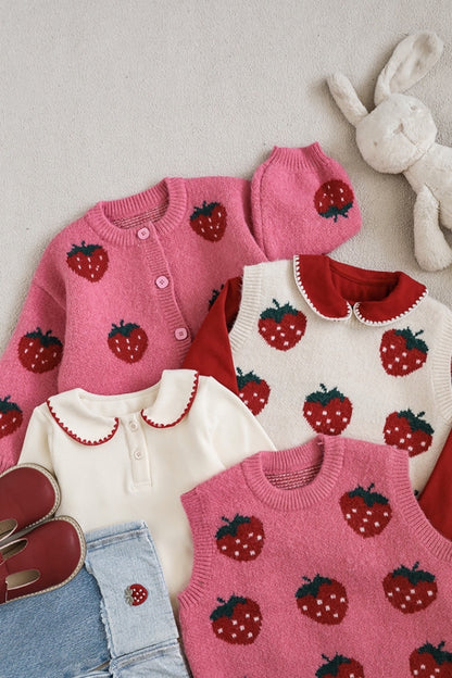 Strawberry Vest | Mutrd Pink