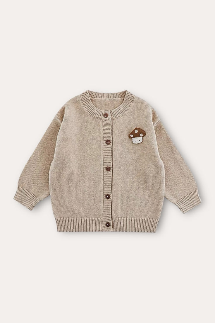 Mushroom Cardigan | Brown