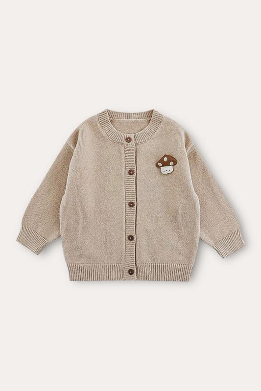 Mushroom Cardigan | Khaki