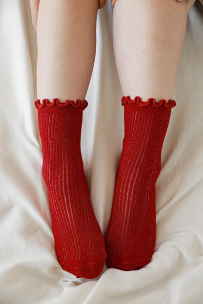 Solid Socks | Red