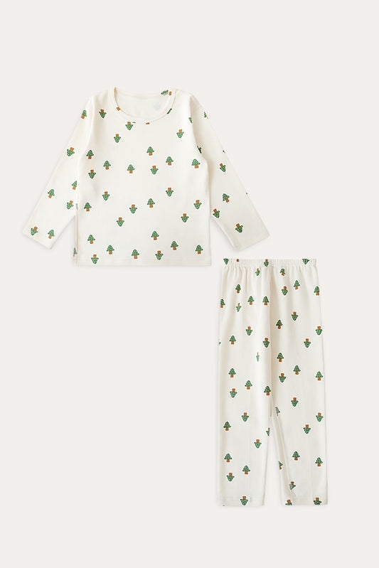 Tree Pyjamas | White