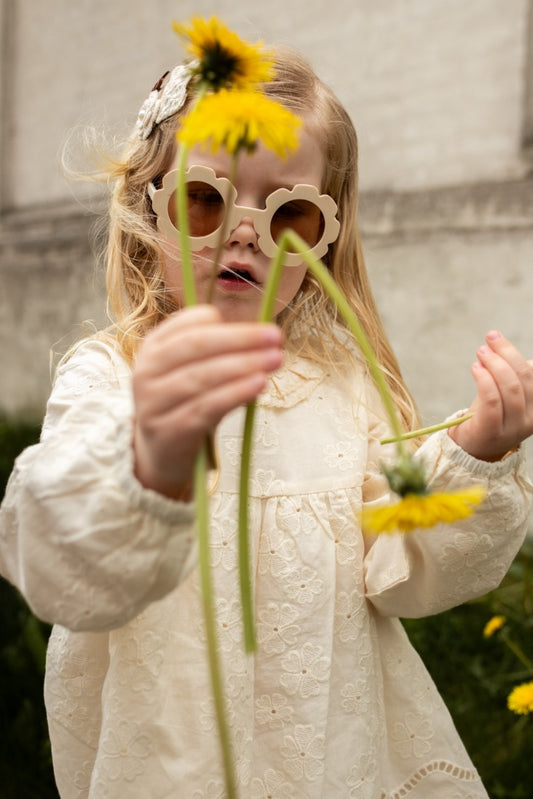Flower Kids Sunglasses | Beige
