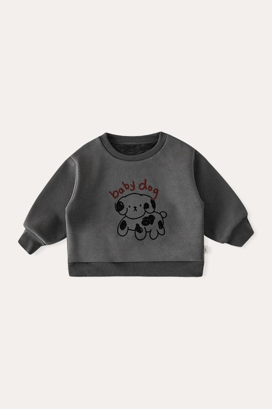 Baby Dog Sweatshirt | Dark Gray