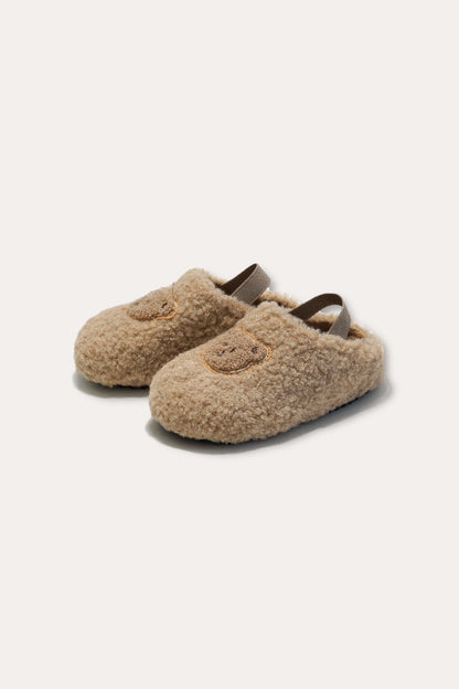 Teddy Bear Sandals | Hazelnut