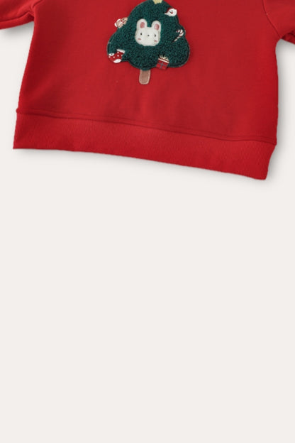 Bunny Festival Sweatshirt | Red
