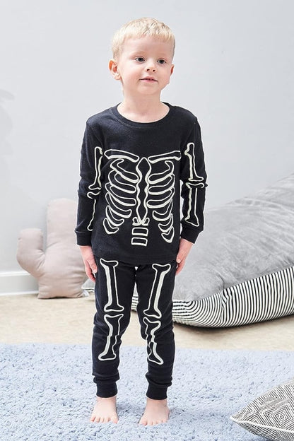 Skeleton Set Pyjamas | Black