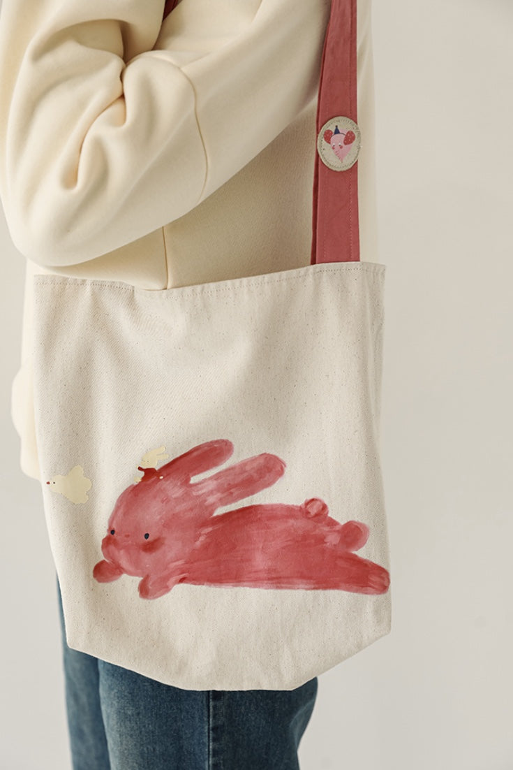 Happy Zoo Rabbit Bag | Beige