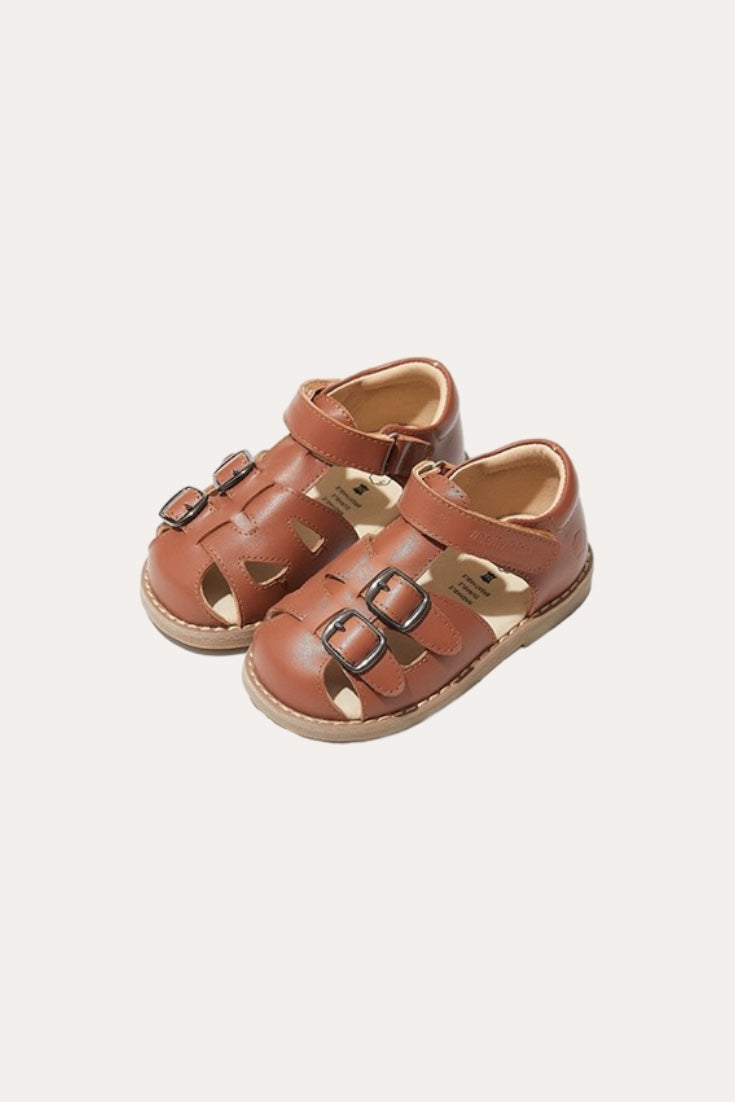 Looper Sandals | Cognac Leather