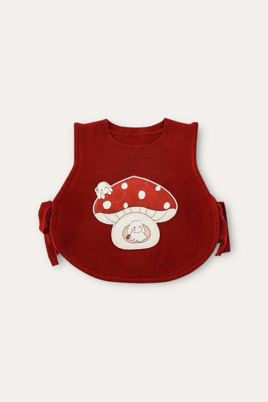 Mushroom Vest | Red