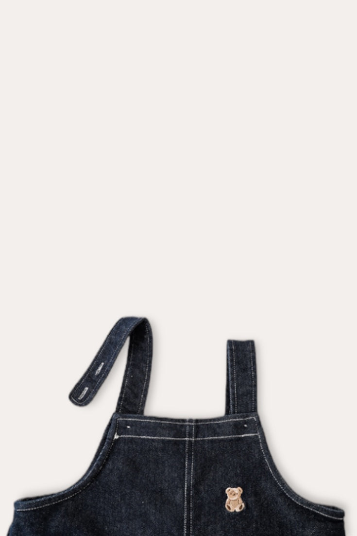 Pou Denim Jumpsuit | Navy