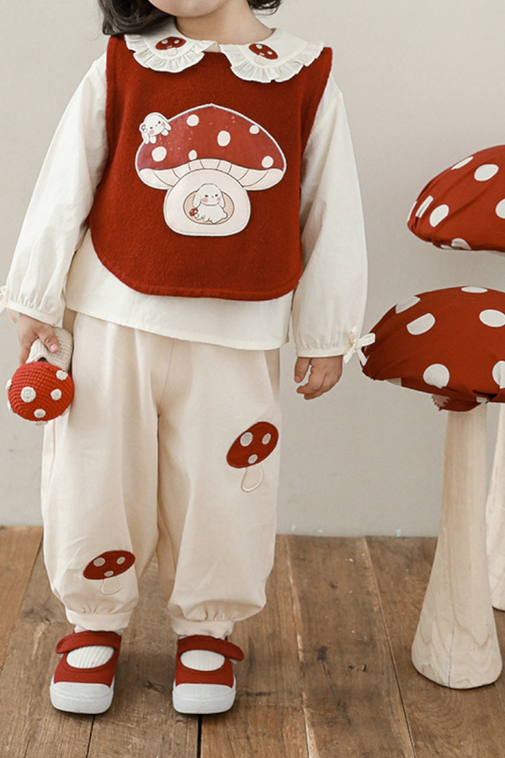 Mushroom Trousers | Beige
