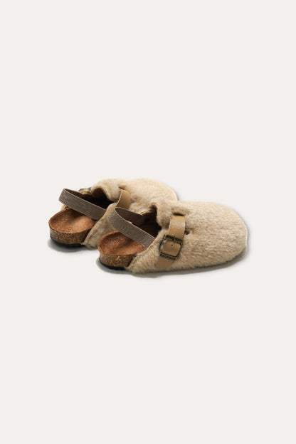 Teddy Sandals | Brown