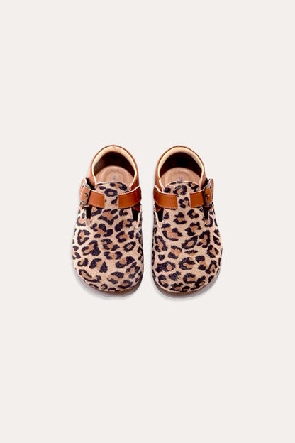 Leopard Sandals | Brown