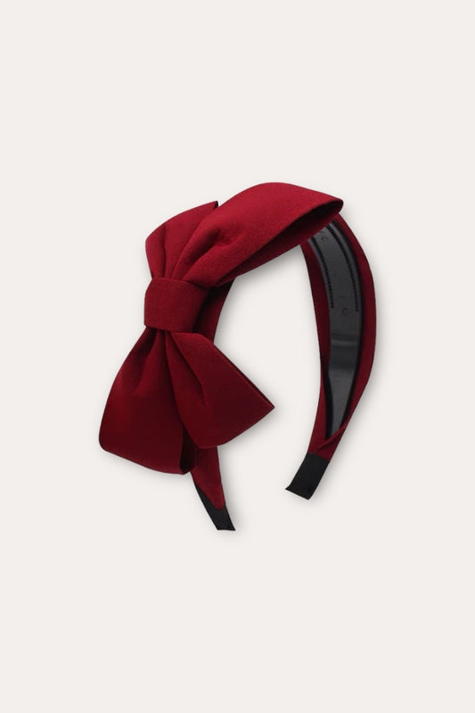 Velvet Lottie Headband | Red