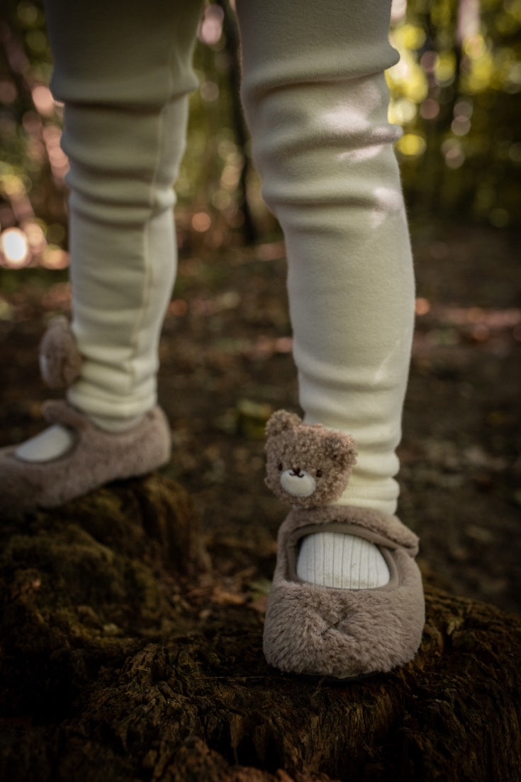 Teddy Bear Legging | Beige