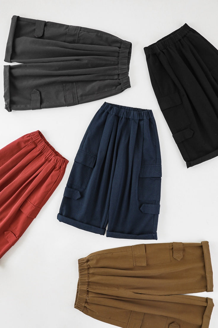 Stevi Cargo Trousers | Red