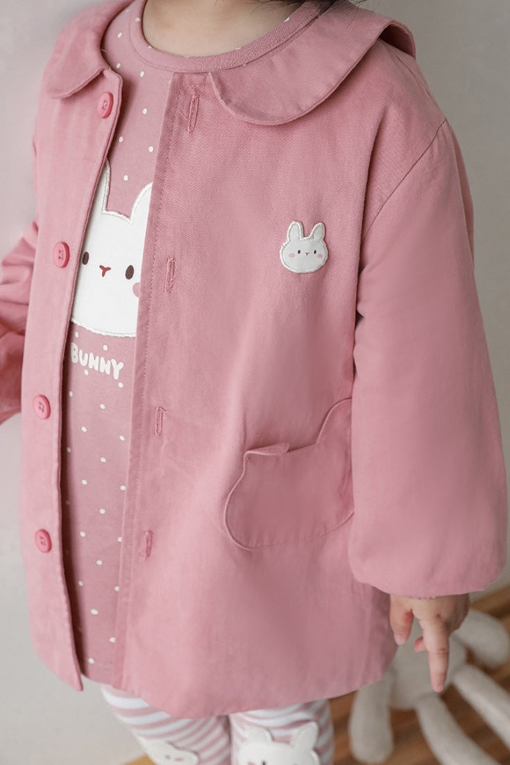 Teddy Bunny Jacket | Pink