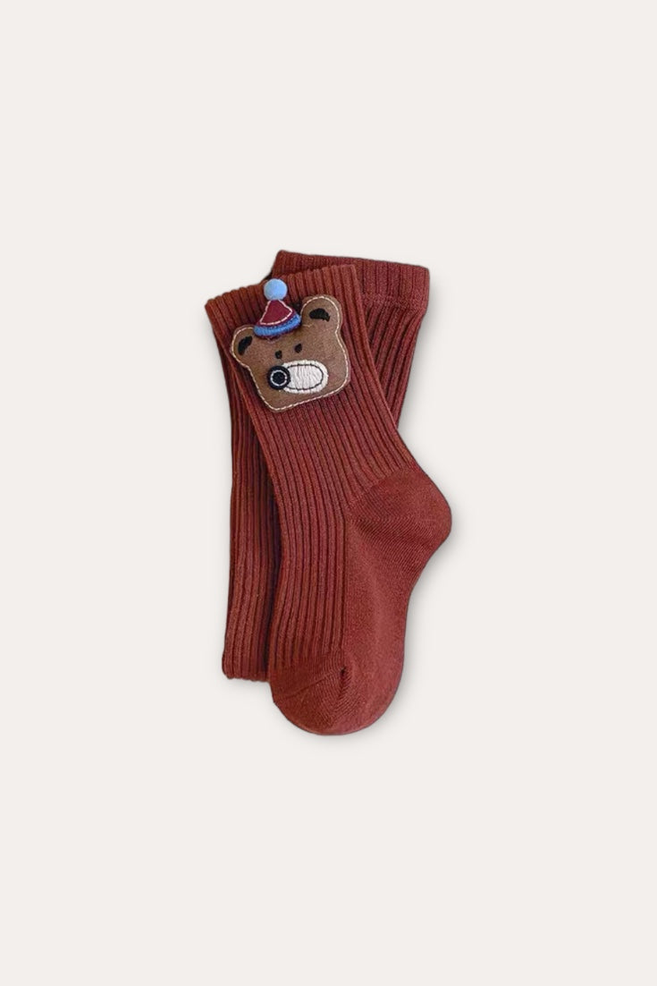 Teddy Bear Tights | Beige